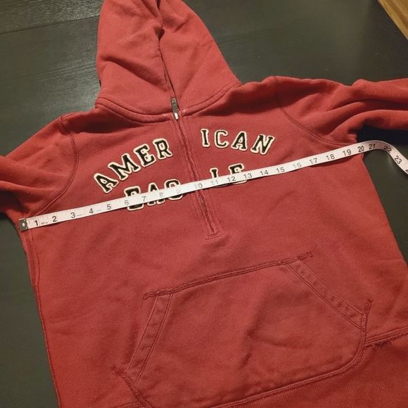 American Eagle hoodie, sweatshirt, red, size medium - Picture 8 of 12